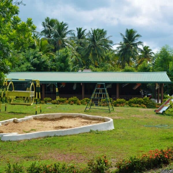 A picture taken at the children's home facility